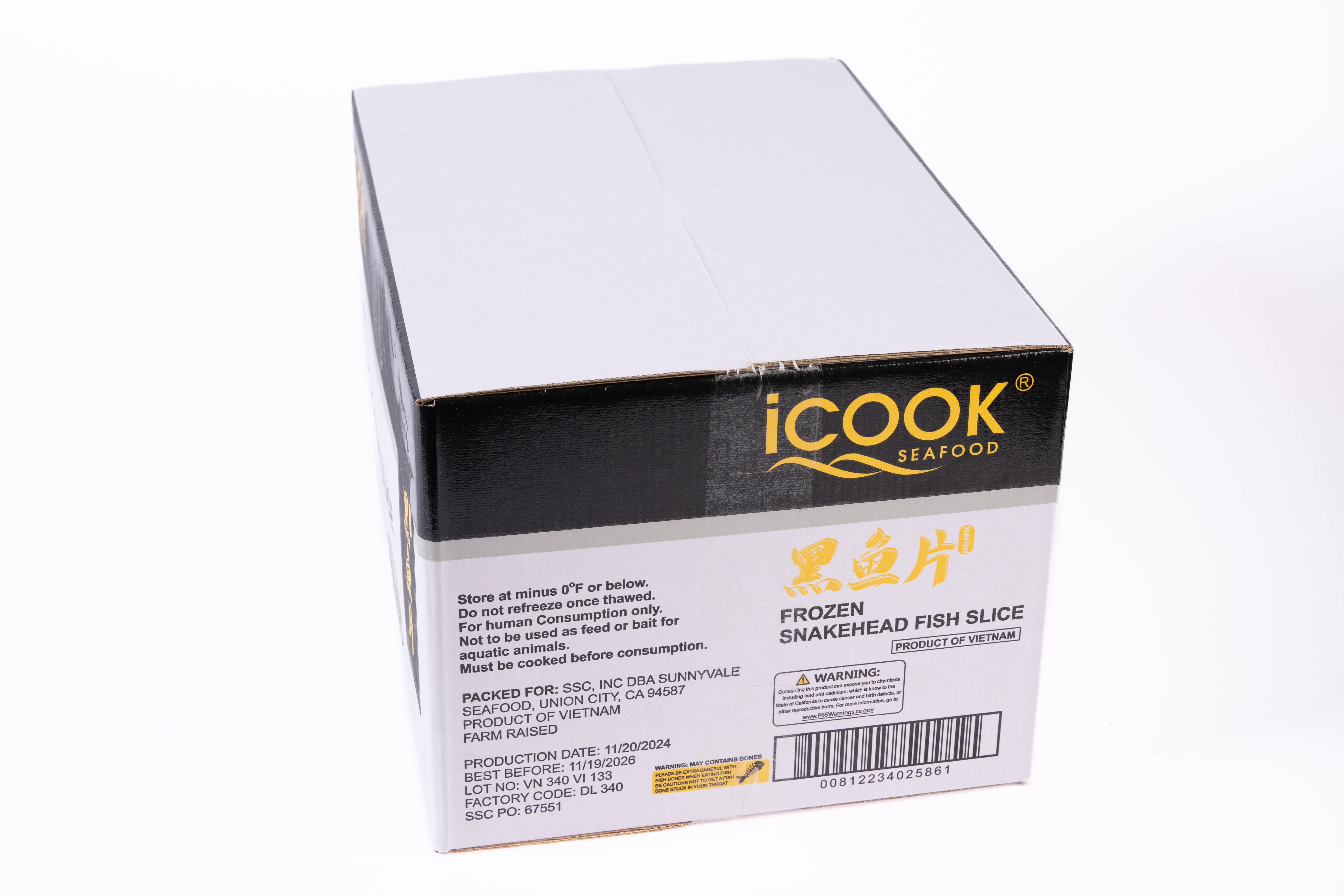 Snakehead Fish Slice