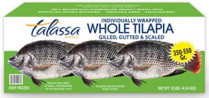 Tilapia Whole Fish box